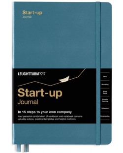 Тефтер Leuchtturm1917 - Start-up Journal,  А5, Stone Blue