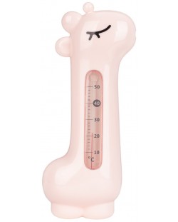 Термометър за баня KikkaBoo - Жирафче, розов
