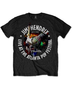 Тениска Rock Off Jimi Hendrix - Atlanta Pop Festival 1970
