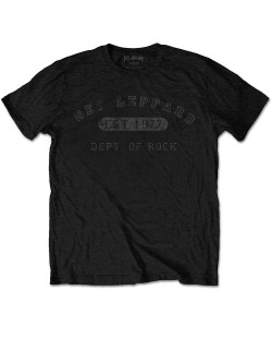 Тениска Rock Off Def Leppard - Collegiate Logo