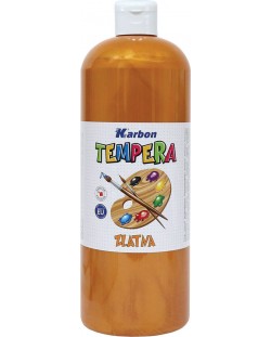 Темперна боя Karbon - 1000 ml, златиста