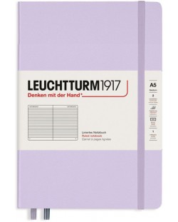 Тефтер Leuchtturm1917 - Medium A5, страници на редове, Lilac