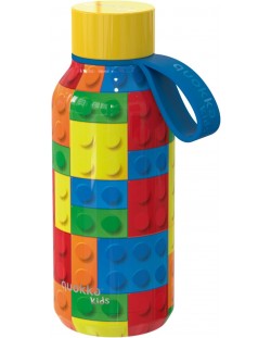 Термобутилка Quokka Kids - Solid, Color Bricks, 330 ml
