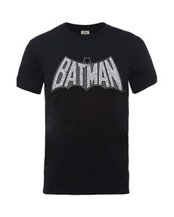 Тениска Rock Off DC Comics - Originals Batman Retro Crackle Logo
