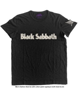 Тениска Rock Off Black Sabbath Fashion - Logo & Daemon