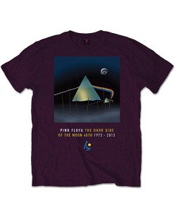 Тениска Rock Off Pink Floyd - Dark Side of The Moon 40th Dail Sleep