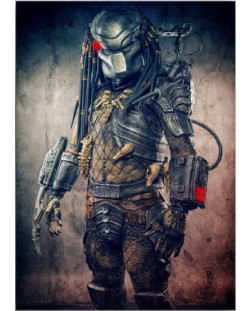 Метален постер Displate Movies: Predator - The Hunter