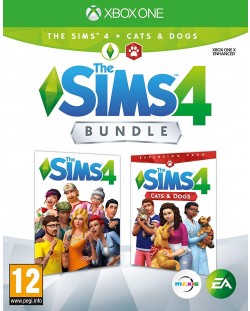 The Sims 4 + Cats & Dogs Expansion Pack Bundle (Xbox One)