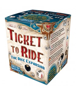 Разширение за настолна игра Ticket to Ride - The Dice Expansion Pack