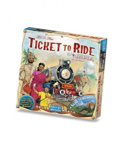 Разширение за настолна игра  Ticket to Ride: India