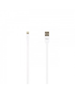 Кабел Tellur - TLL155031, USB-A/Lightning, 0.95m, бял (разопакован)