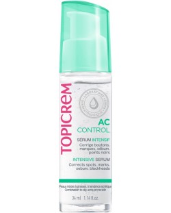 Topicrem AC Интензивен серум Control, за мазна кожа и акне, 34 ml