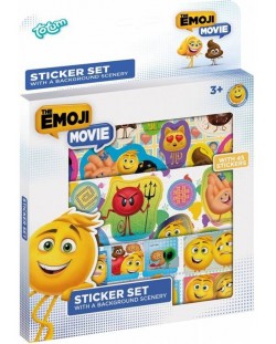 Комплект стикери emoji - 45 бр