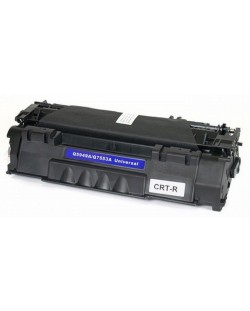 Тонер касета HP - 53A Q7553A Premium, за HP/Canon, черна