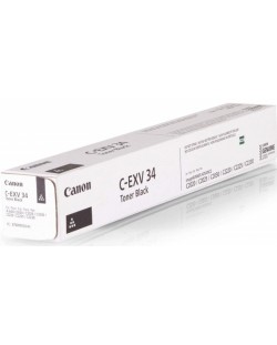Тонер касета Canon - C-EXV 34, за imageRunner ADVANCE 2020C/2030C, черна