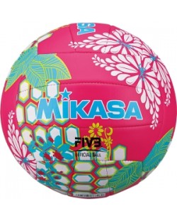 Топка за плажен волейбол Mikasa - размер 5, розова