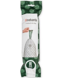 Торба за кош Brabantia - PerfectFit, размер R, 36 l, 10 броя