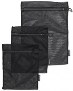 Торби за деликатно пране Brabantia - 3 броя, 2 размера, черни