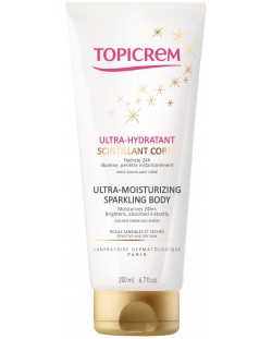 Topicrem Ultra-Moisturizing Хидратираща емулсия за тяло Sparkling, 200 ml