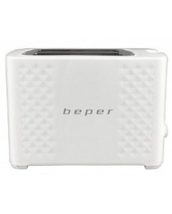 Тостер Beper - BT.100B, 750W, 6 степени, бял