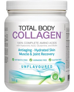 Total Body Collagen, неовкусен, 500 g, Natural Factors