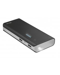 Портативна батерия Trust Primo - 10 000 mAh, черна (разопакован)