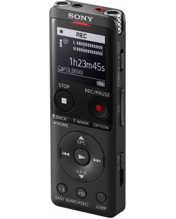 Цифров диктофон Sony - UX570, черен