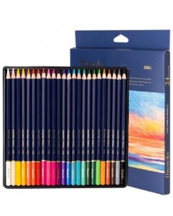Цветни моливи Deli Finenolo - EC131-24, 24 цвята