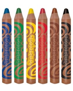 Цветни моливи Colorino Kids – Jumbo, 6 цвята