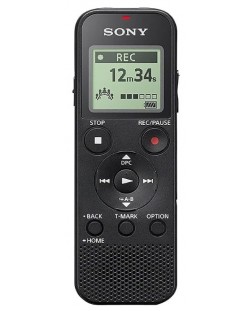 Цифров диктофон Sony - ICD-PX370, черен