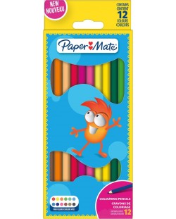 Цветни моливи Paper Mate Kids Colouring - 12 цвята