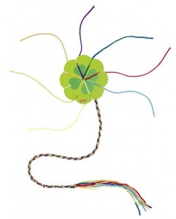 Цвете за плетене на шнур Goki