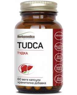 TUDCA, 60 веге капсули, Herbamedica