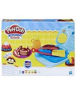 Творчески комплект Hasbro Play-Doh - Пекарна за закуска, 6 цвята