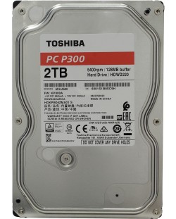 Твърд диск Toshiba - P300 Bulk, 2TB, 5400 rpm, 3.5''