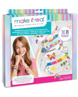 Творчески комплект Make it Real - Направи си цветни гривни с перли