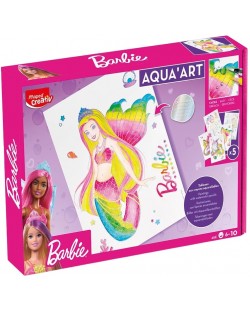 Творчески комплект Maped Creativ - Aqua Art, Barbie