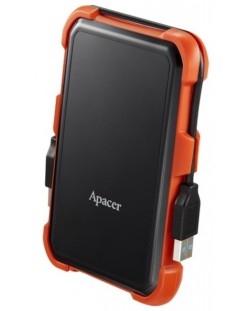 Твърд диск Apacer - AC630, 2TB, 2.5'', черен/оранжев