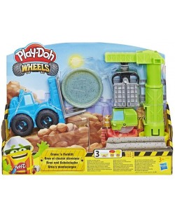 Творчески комплект Hasbro Play-Doh - Кран и мотокар