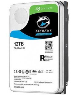 Твърд диск Seagate - SkyHawk AI, 12TB, 7200 rpm, 3.5''