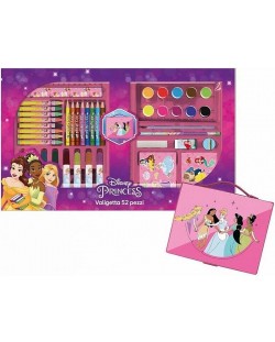 Творчески комплект IMC Toys - Disney Princess, в куфарче, 52 части