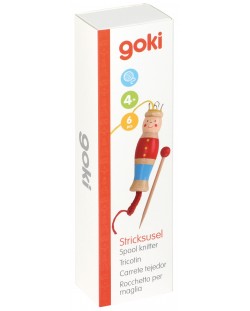 Творчески комплект Goki - Човече за плетене на шнур