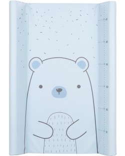 Твърда подложка за повиване KikkaBoo - Bear with me, Blue, 70 х 50 cm