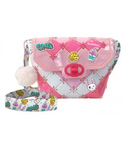 Творчески комплект Kidz World Studio Bags - Направи си сам ежедневна чанта, розова