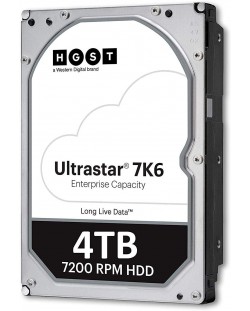 Твърд диск Western Digital - Ultrastar 7K6000, 4TB, 7200 rpm, 3.5