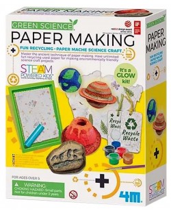 Творчески комплект 4M - Зелена наука, рециклирай хартия