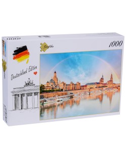 Пъзел Grafika от 1000 части - Дъга над Дрезден