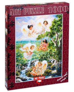 Пъзел Art Puzzle от 1000 части - Ангели на надеждата, Дона Гелсингър