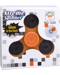 Антистресова играчка Fidget Spinner - Наситено оранжев