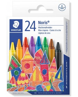 Восъчни пастели Staedtler Noris Club 220 - 24 цвята